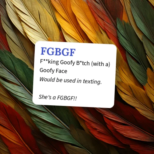 Urban Dictionary: FGBGF