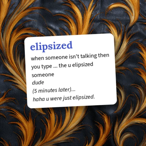 Urban Dictionary: ellipsized