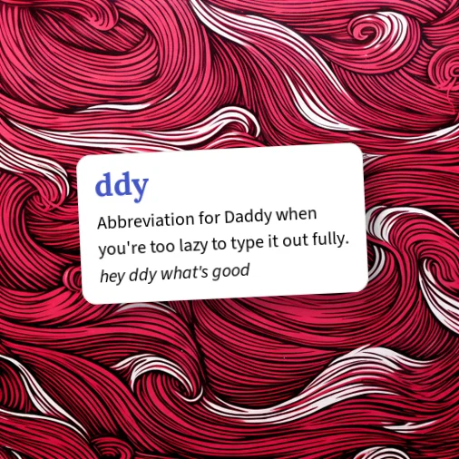 Urban Dictionary: ddy