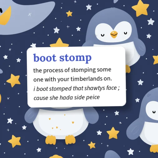 Urban Dictionary: boot-stomp