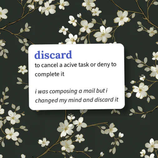 Urban Dictionary: discard