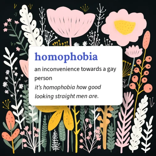 Urban Dictionary: homophobia