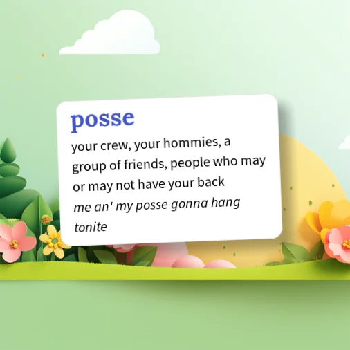 Urban Dictionary: Posse