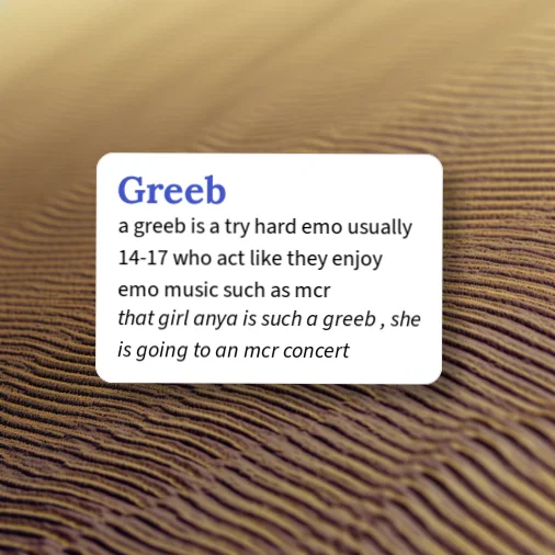 Urban Dictionary: Greeb