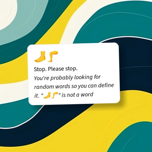 Word For Randomness Urban Dictionary: 🦶🦵