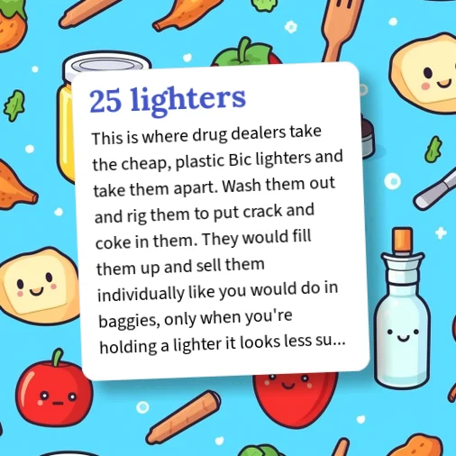 Urban Dictionary: 25 lighters Urban Dictionary: 25 lighters