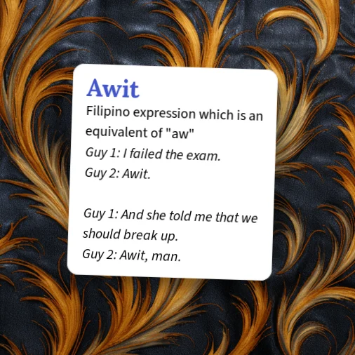 Awit 5 Examples Urban Dictionary: Awit
