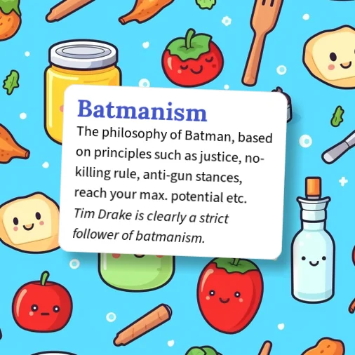 Batmaning Urban Dictionary: Batmanism
