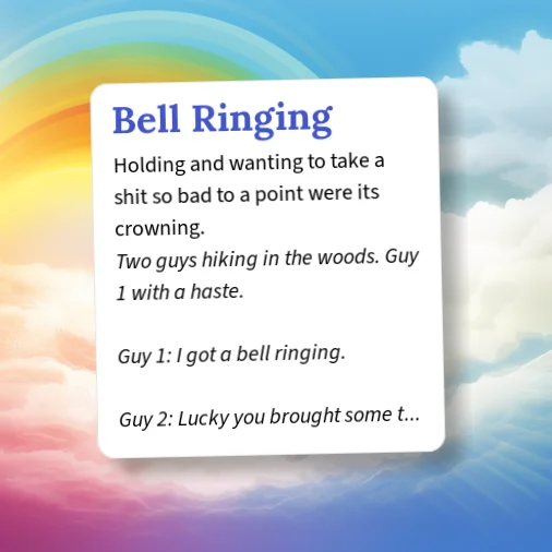 Wringing Ringing Urban Dictionary: Bell Ringing