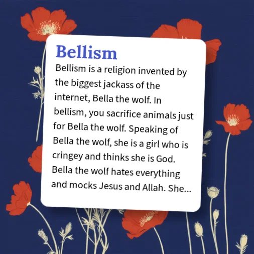 Bellism Urban Dictionary: Bellism