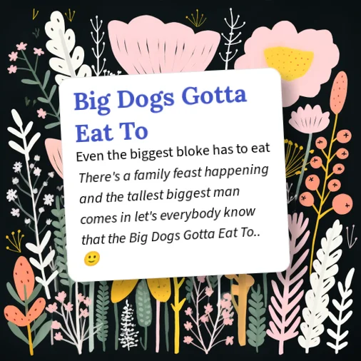 Urban Dictionary: to big dog