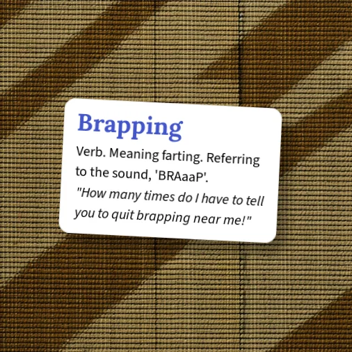 Blapping Urban Dictionary: Brapping
