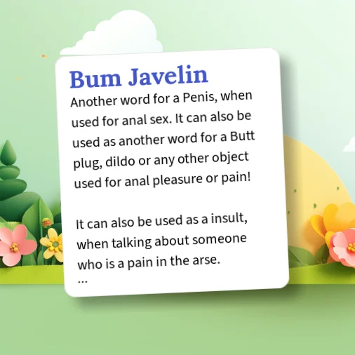 Urban Dictionary: Bum Javelin Urban Dictionary: Bum Javelin