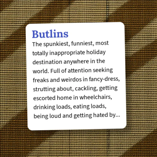 Butlins Definition Urban Dictionary: Butlins