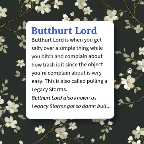 Butthurt Test Urban Dictionary: butthrt
