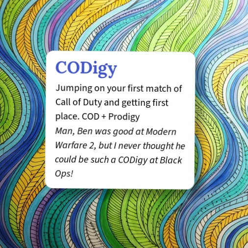 Cod Meaining Urban Dictionary: crodigy