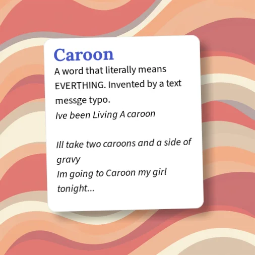 Caron Language Urban Dictionary: Caroon