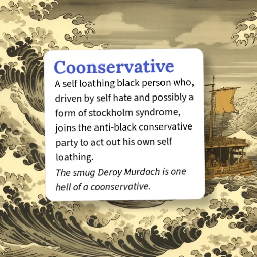 Coonservative Urban Dictionary: Coonservative