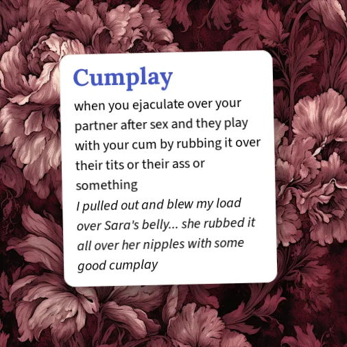 Urban Dictionary: cumplay