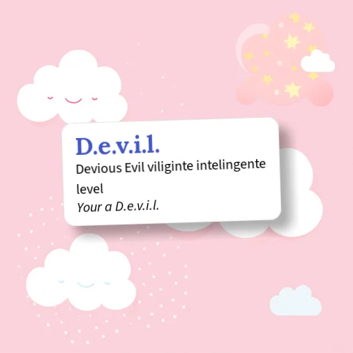 Devious Example Urban Dictionary: D.e.v.i.l