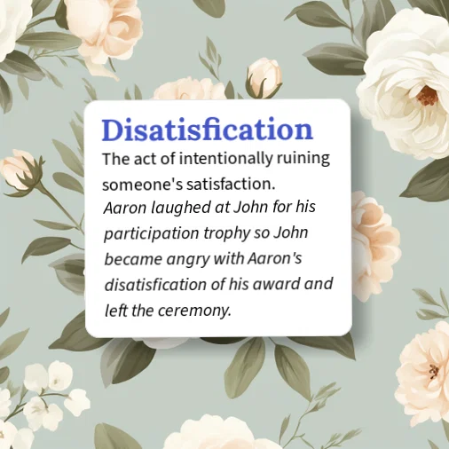 Define Disaffection Urban Dictionary: Disatisfication
