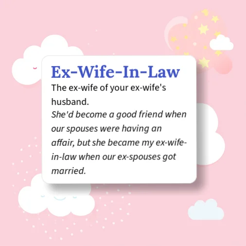 Example Ex Wife Urban Dictionary: Ex-Wife-In-Law