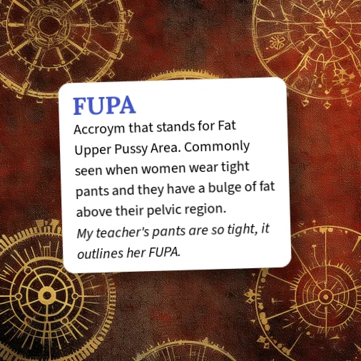 Fuap Fuap Urban Dictionary: [fupa