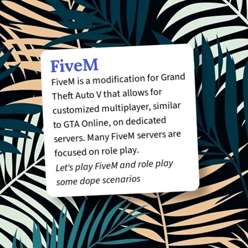 Fivem Explaining Urban Dictionary: FiveM