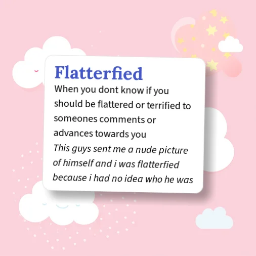 Flattered Example Urban Dictionary: Flattertier