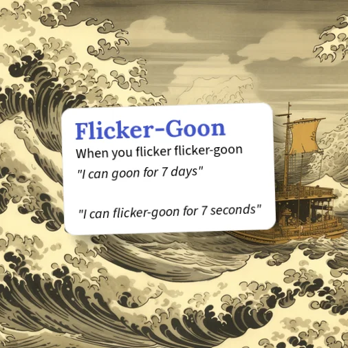 Goon Example Urban Dictionary: flicker-goon