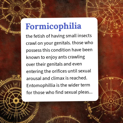 Urban Dictionary Formicophilia urban-dictionary-formicophilia