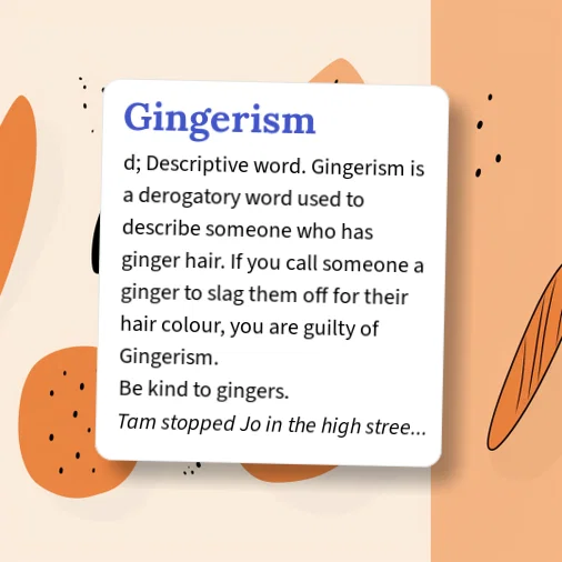 Ginger Def Urban Dictionary: Gingerism