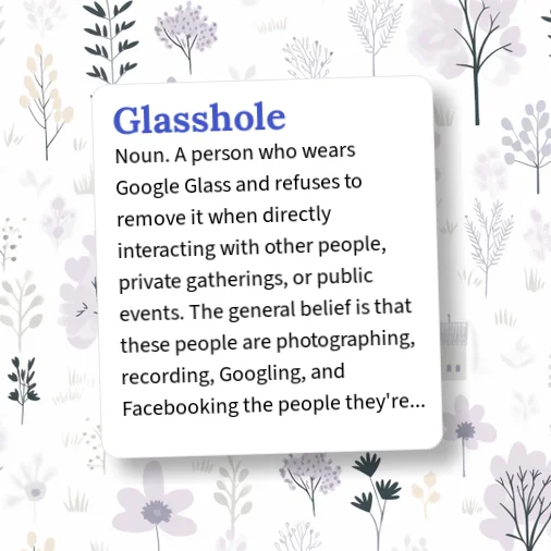 Urban Dictionary: Glasshole