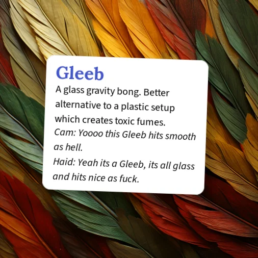 Gleeb Slang Urban Dictionary: Gleeb