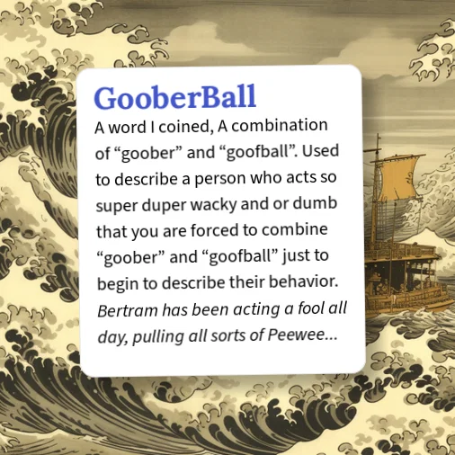 Goober Dictionary Urban Dictionary: GooberBall