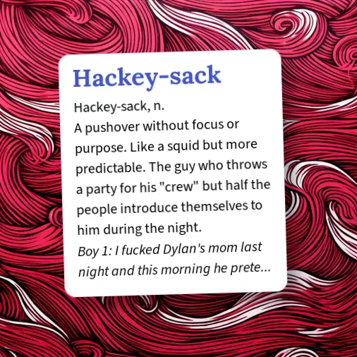 Define Haky Urban Dictionary: Hackey-sack