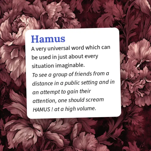 Hamuš Urban Dictionary: Hamus