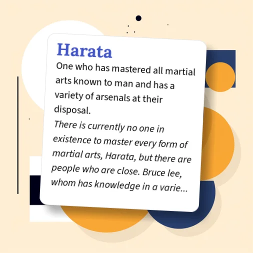 Harata Tree Urban Dictionary: Harata