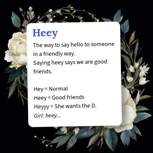 Hee Definition Urban Dictionary: Heey