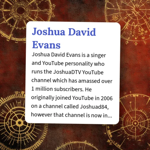 Joshua David Evans — Photo