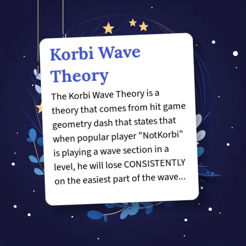 Urban Dictionary: Korbi Wave Theory