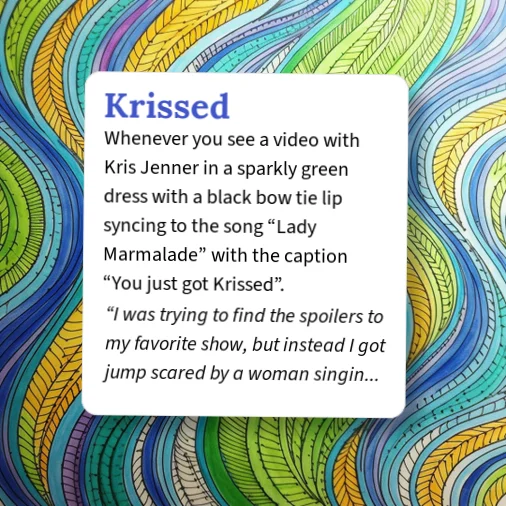 Urban Dictionary: Krissed Urban Dictionary: Krissed