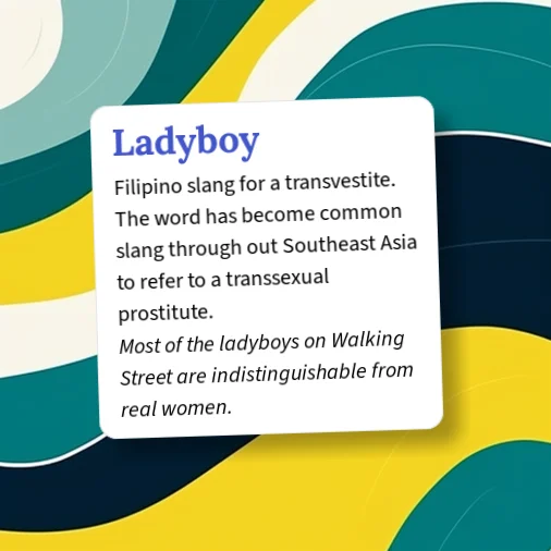 Indistinguishable Example Urban Dictionary: Ladyboyed