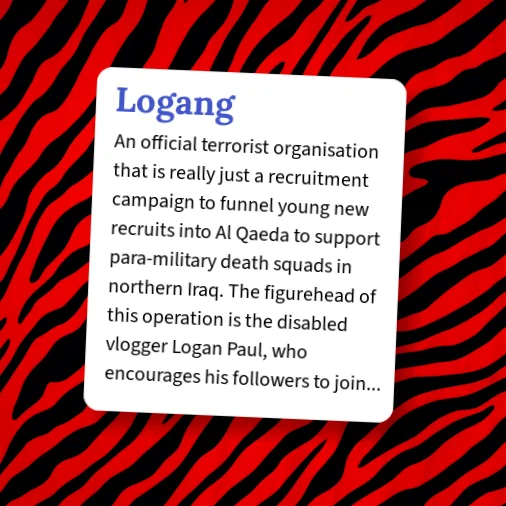 Logang Sign Urban Dictionary: Logang