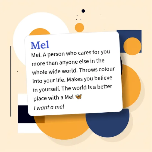 Urban Dictionary: Mel