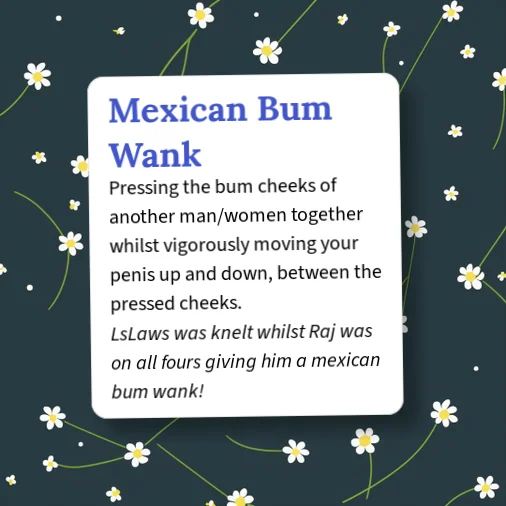 Dictionary Move Urban Dictionary: Mexican Bum Wank