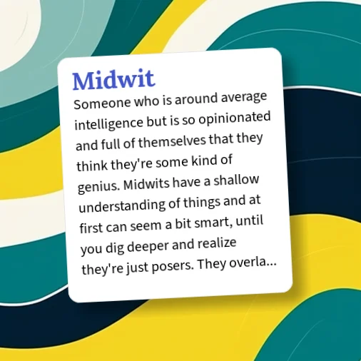 Urban Dictionary: Midwit