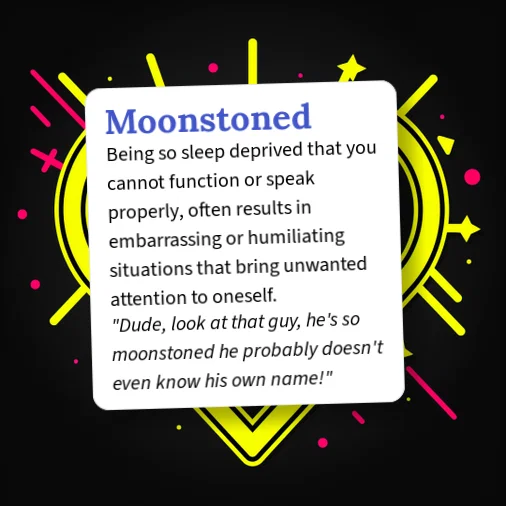 Monstroserous Rage Urban Dictionary: moonstroke