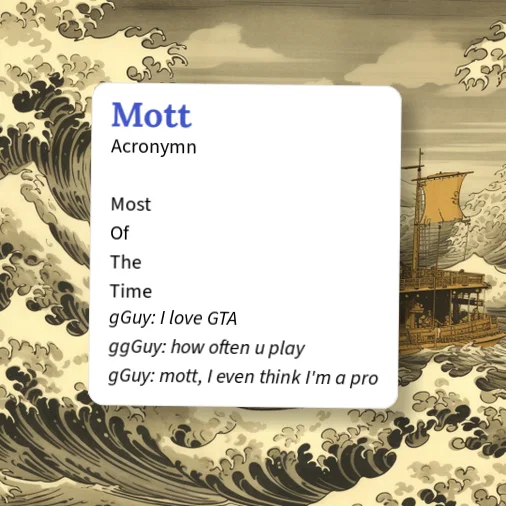 Aggguy Urban Dictionary: Mott