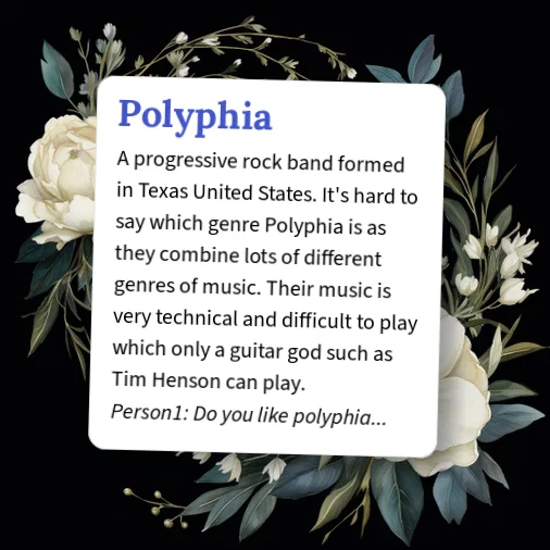 Polyphia Word Urban Dictionary: Polyphia